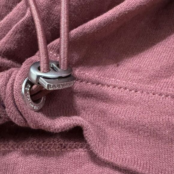 Calvin Klein Pink Performance Drawstring Tee Medium Oversized Activewear Top - Picture 7 of 9